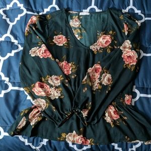 Women's floral blouse